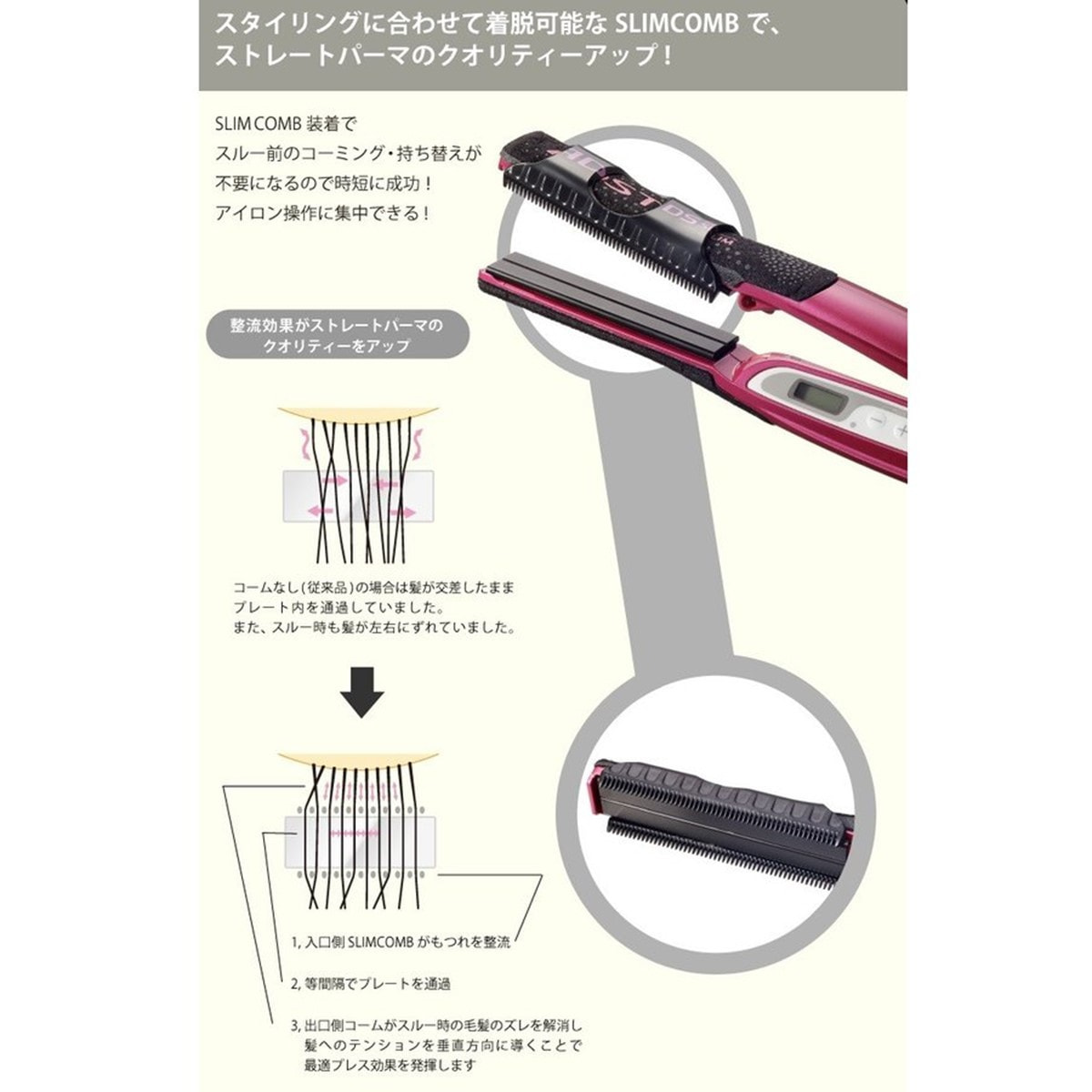 ADST DS Premium SLIM用スリムコーム（着脱式）の卸・通販