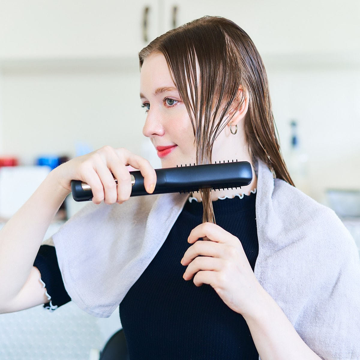 ヤーマン ヴェーダシャインプロBS forsalon≪超音波アイロン