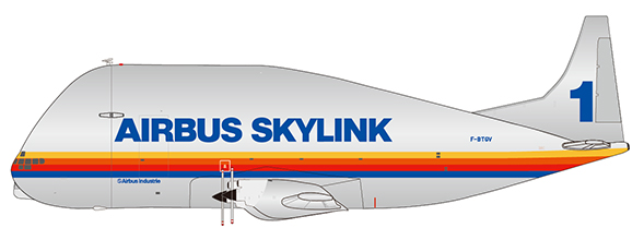 JC Wings 1:400 Airbus Industrie F-BTGV Aero-Spacelines 377SGT