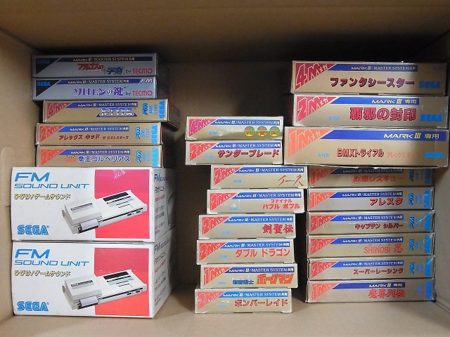宅配買取】セガ マークⅢ/マスターシステム、R-TYPE等セガ関連アイテム