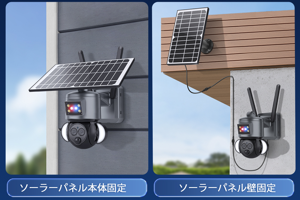 ソーラーバッテリーセキュリティカメラ ST-558-6M-12X | ベロフ