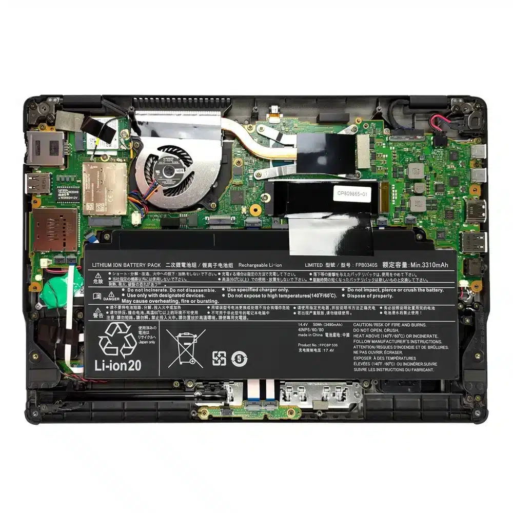 富士通 Lifebook UH90/B1 FMVU90B1B バッテリー交換 - BatteryPro