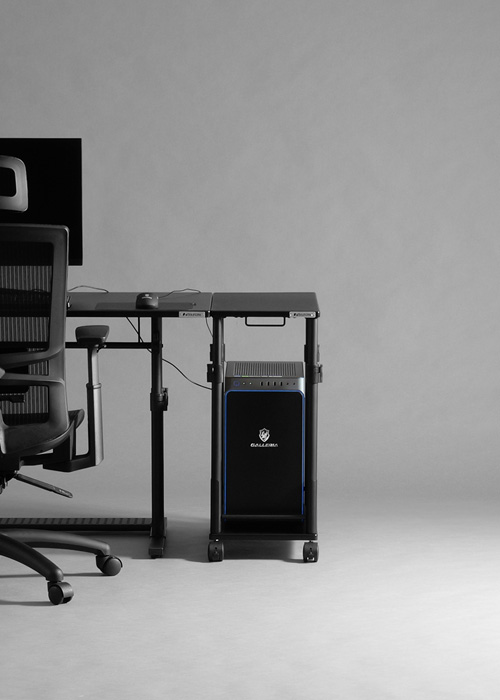 昇降式L字デスク コンパクト BHD-550H | Bauhütte®