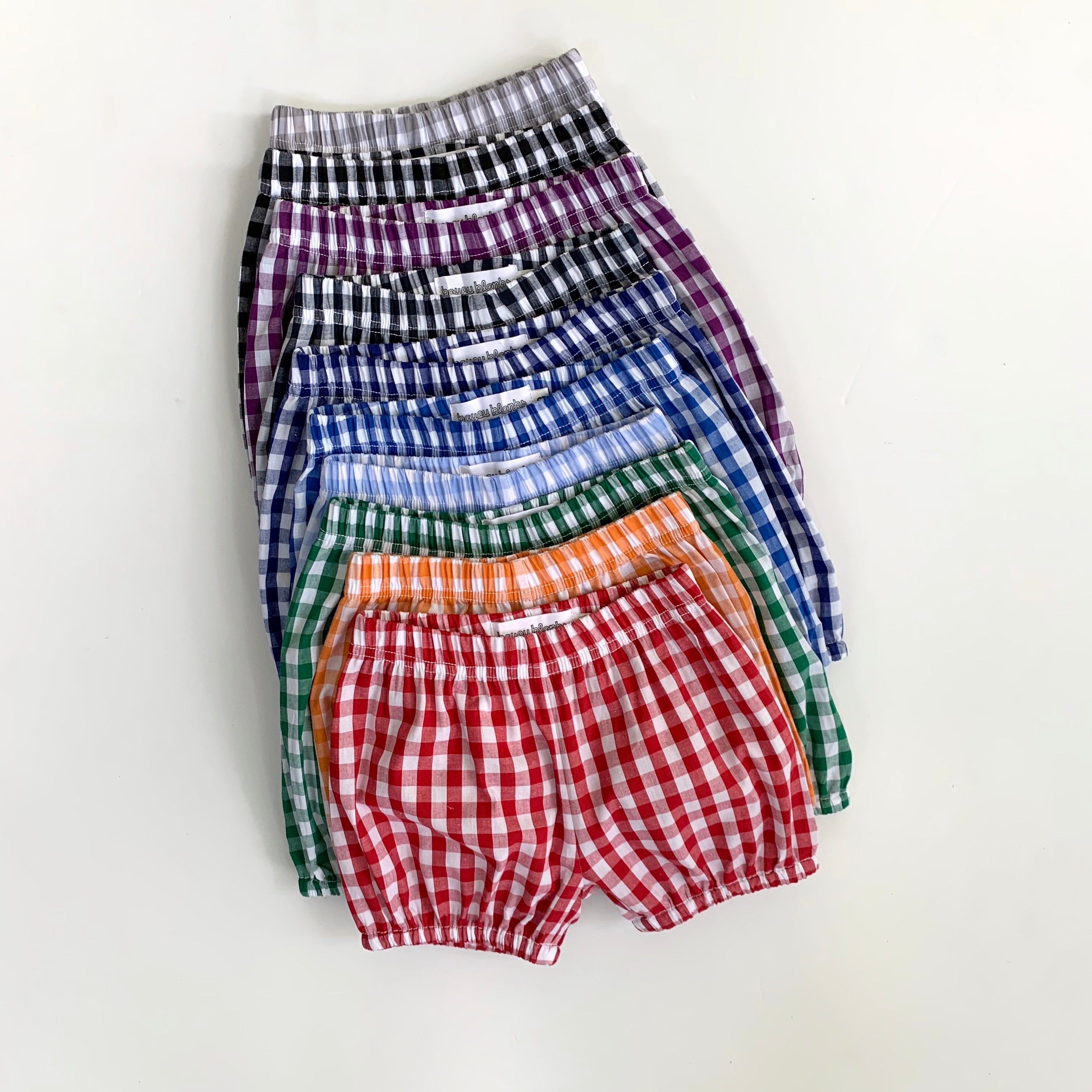 Gingham BUBBLE Shorts – Bayou Blanks