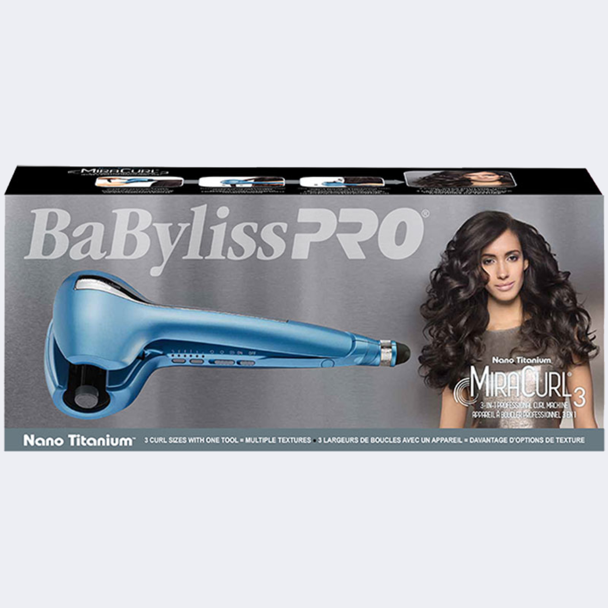 BaBylissPRO® Nano Titanium™ MiraCurl® 3-in-1 Professional
