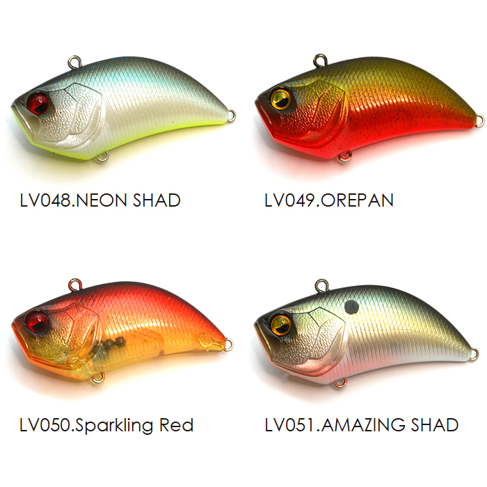 レイドジャパン レベルバイブ【3】 - 【バス・トラウト・ソルトの