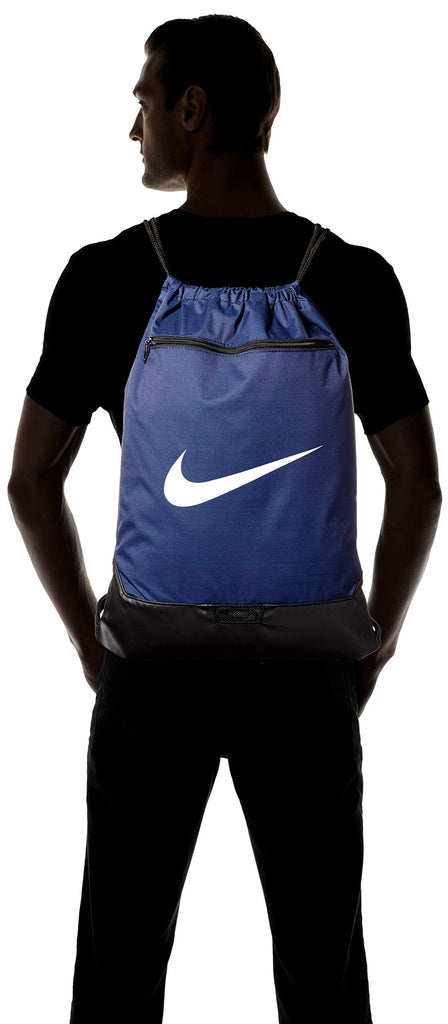Nike Brasilia Training Gymsack, Drawstring Backpack with Zipper