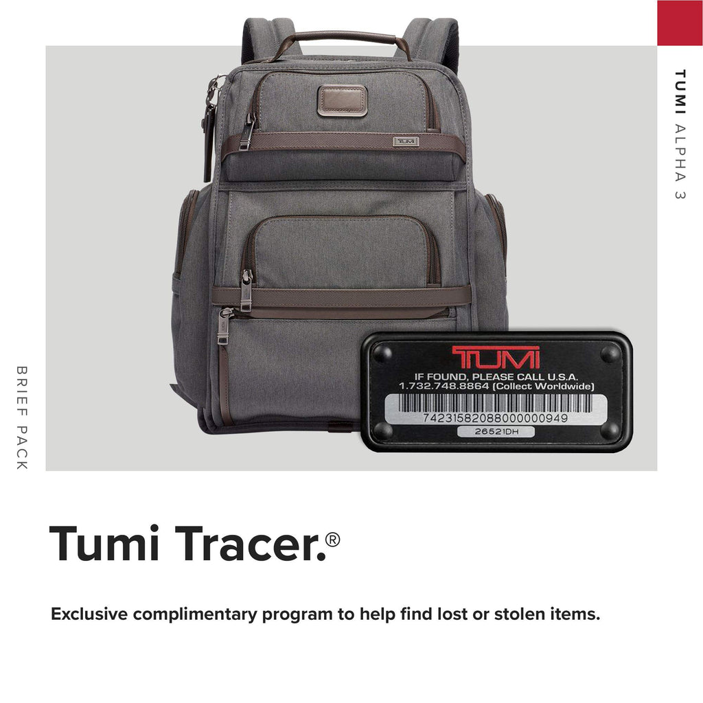 TUMI - Alpha 3 Brief Pack - 15 Inch Computer Backpack for Men and