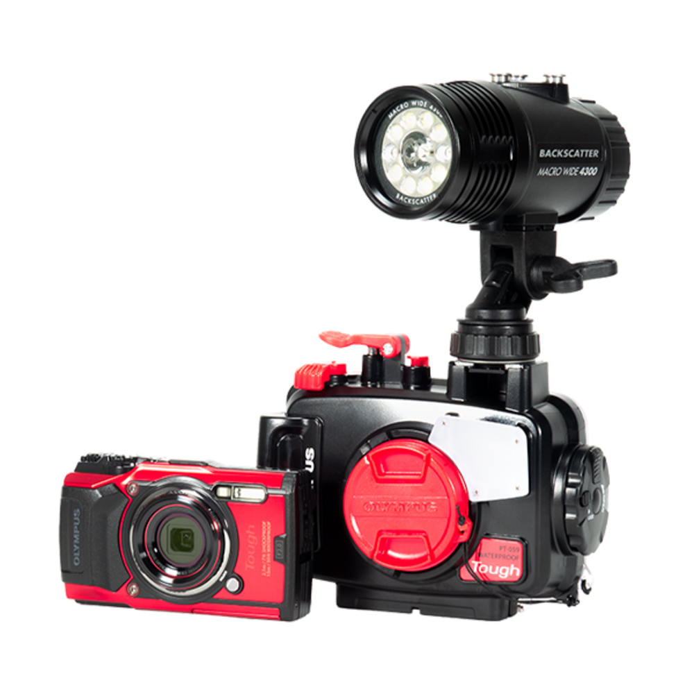 OM System TG-7 Minimalist Underwater Camera Package