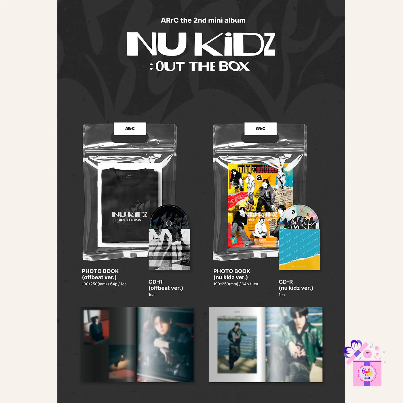 ARrC – nu kidz: out the box (2nd EP Album) – Bak Bak K-Pop Store
