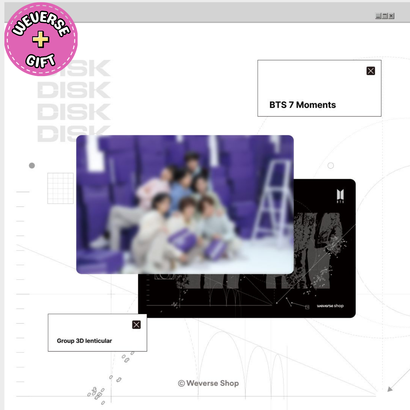 BTS – 7 Moments + Weverse Gift* – Bak Bak K-Pop Store