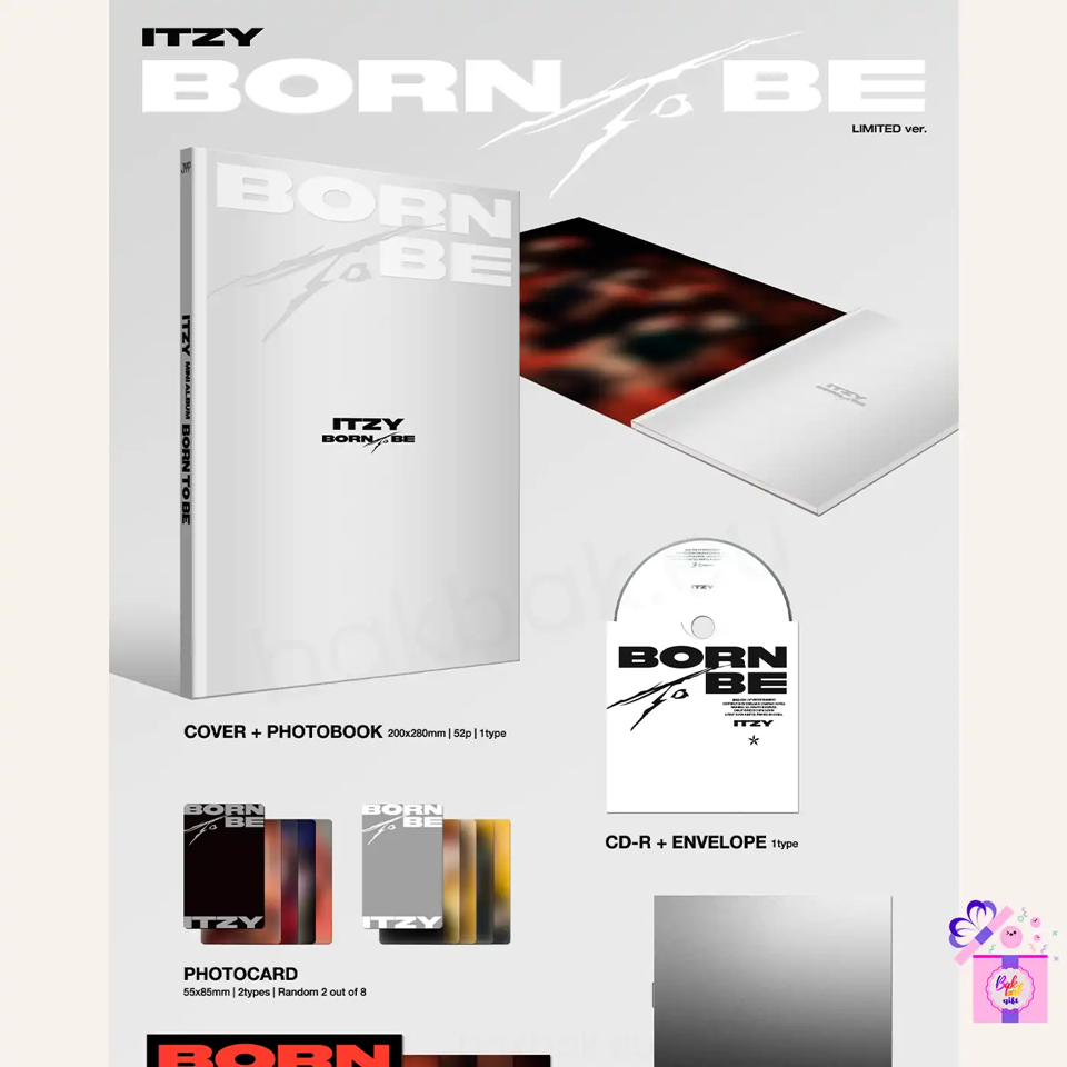 ITZY – BORN TO BE [Limited Edition] – Bak Bak K-Pop Store
