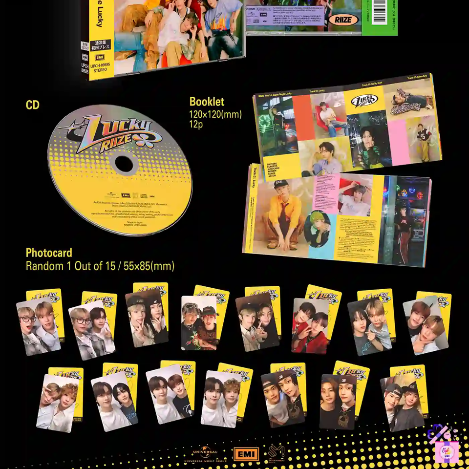 RIIZE – Lucky [Regular Edition] (1st Japan Single Album) – Bak Bak