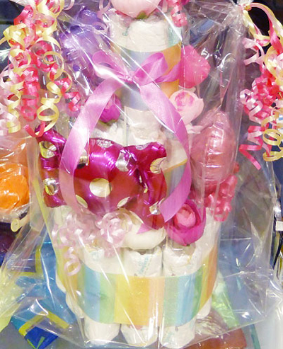 プレゼントに最適！オムツケーキの作り方 | バルーンアートに