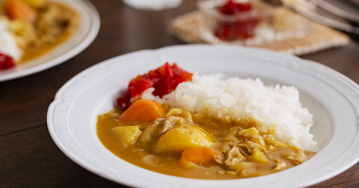 昔ながらのカレーライス | レシピ | BALMUDA The Gohan | BALMUDA