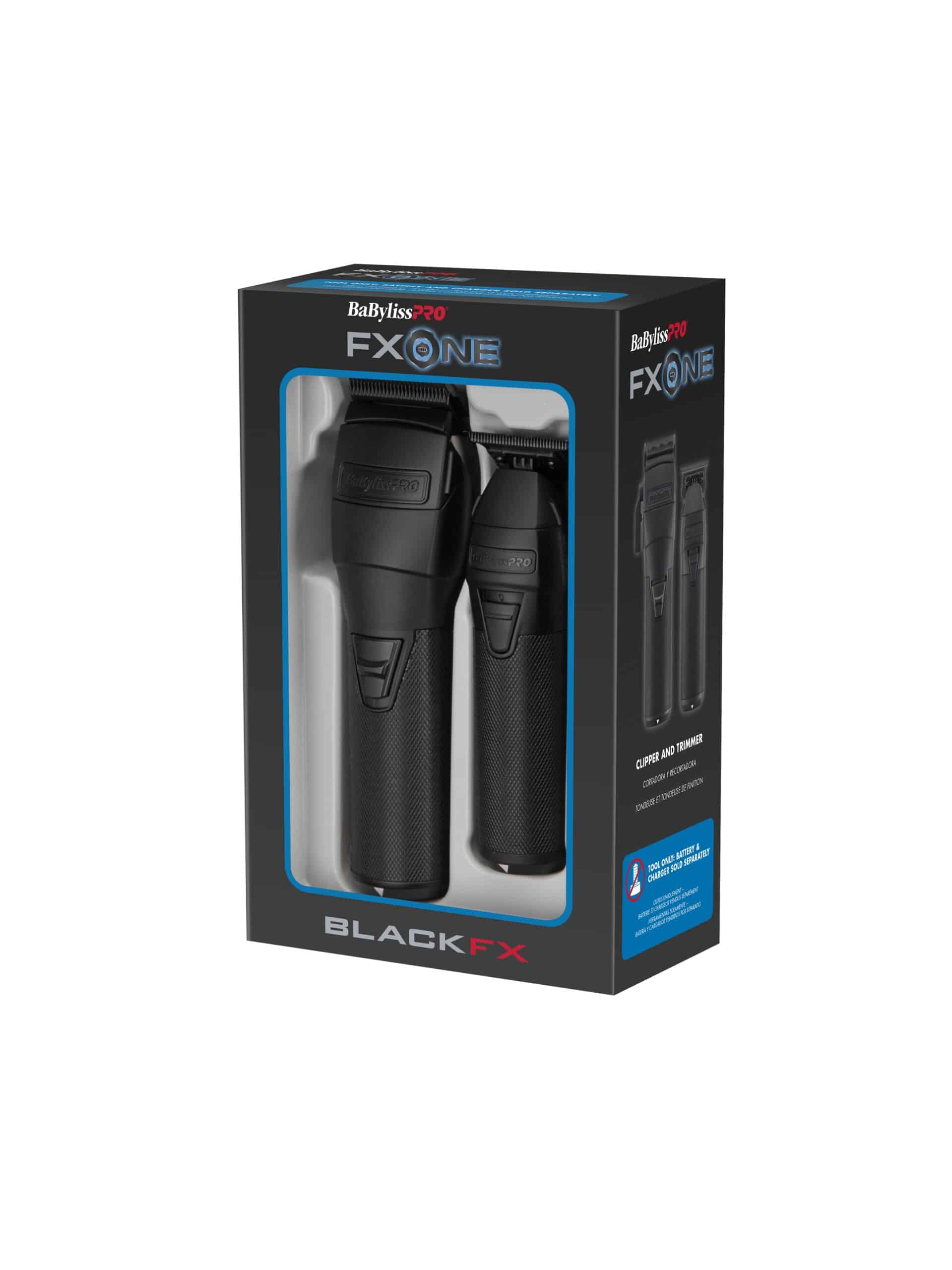 BabylissPro FXOne BlackFX Clipper and Trimmer Prepack #FX1CTMBTO