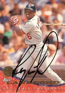 Ray Lankford Baseball Cards by Baseball Almanac