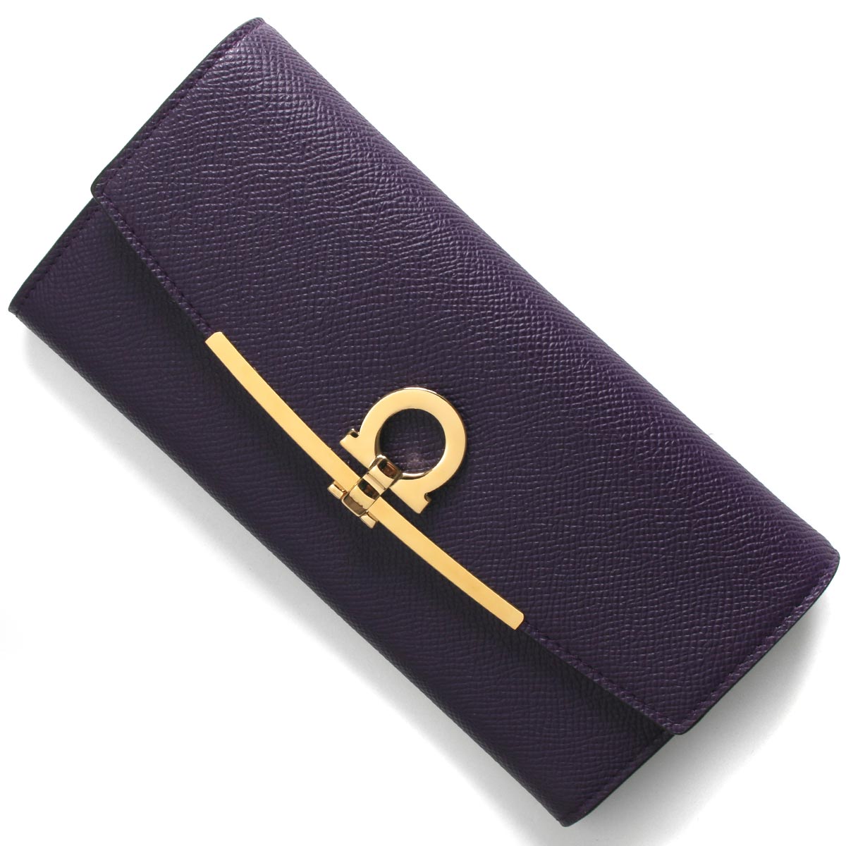 フェラガモ 長財布 財布 レディース ガンチーニ ディープパープル