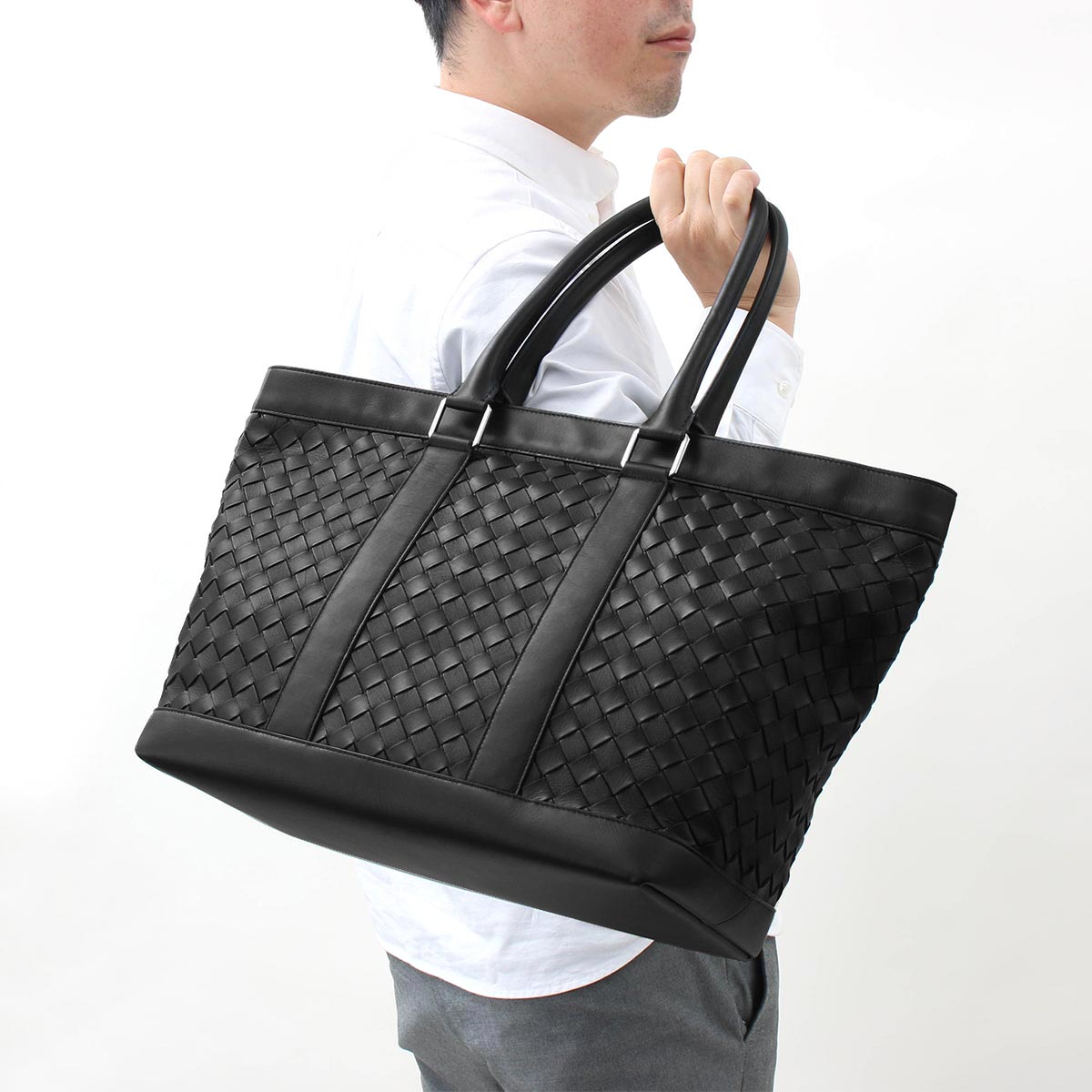 ボッテガヴェネタ BOTTEGA VENETA トートバッグ イントレチャート