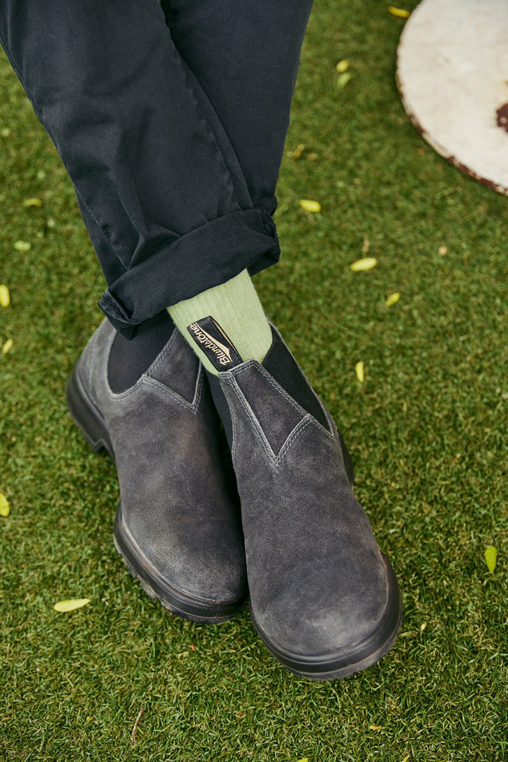 Steel Grey Suede Leather Suede Boots, Men's Originals 1910