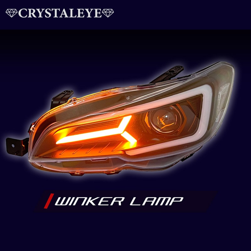 CRYSTAL EYE LAMBO STYLE LED HEADLIGHTS VAB VAG VM4 VMG FOR SUBARU