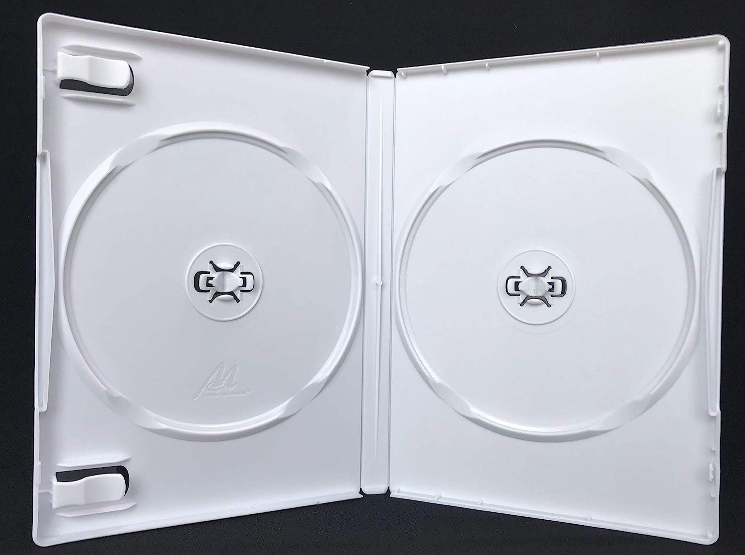 Mロック FD1018 DVDトールケース 15mm 白（2枚収納）1ケース100