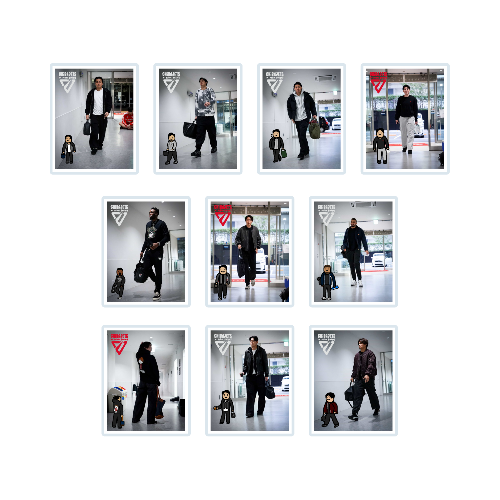 CHIBAJETS×NBA PAINT player walk insアクリルマグネット(全10種