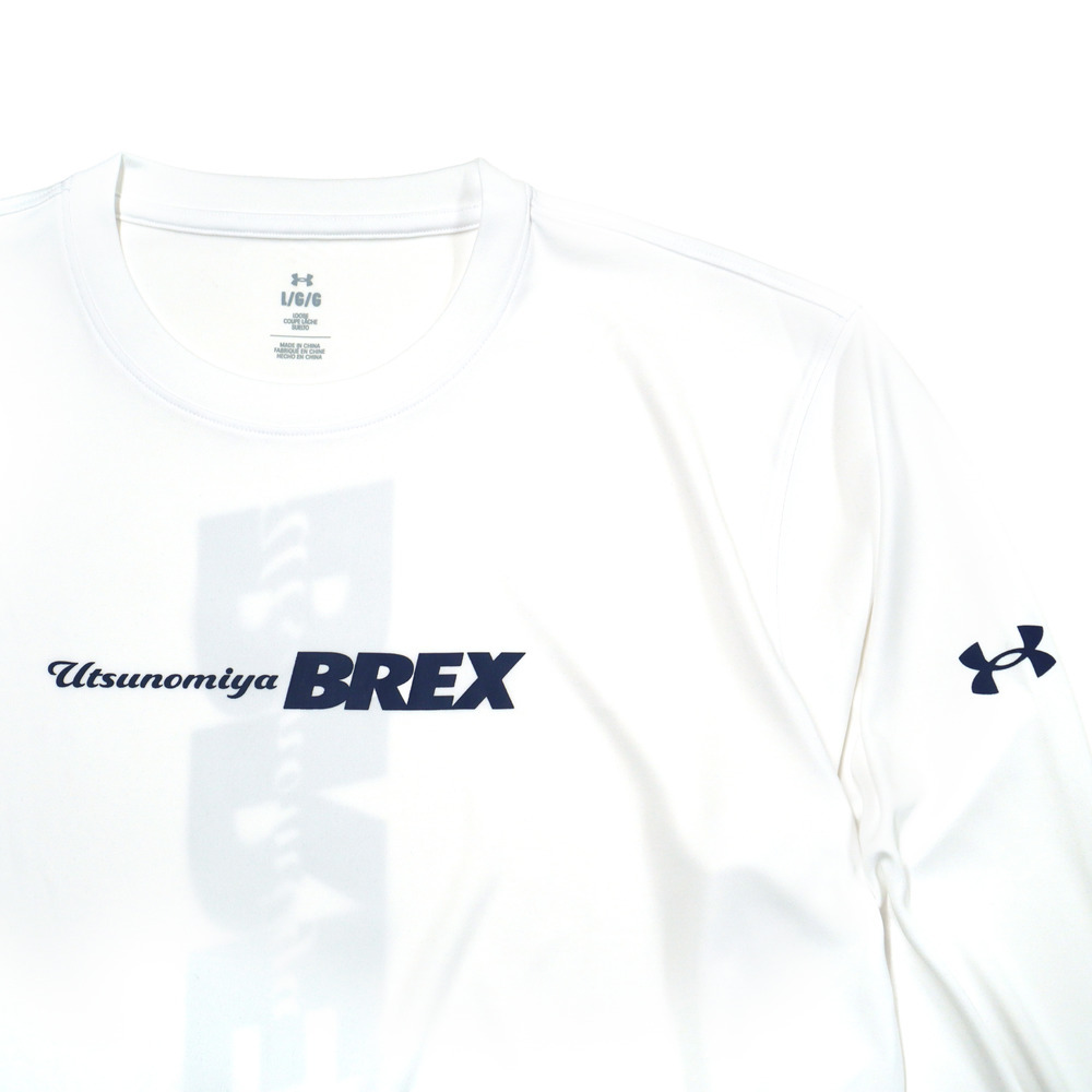 UA BREX S-TEXT バックプリント ロンT｜宇都宮ブレックス｜B.LEAGUE（B