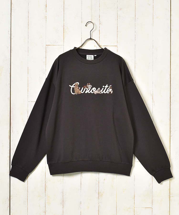 ロゴドッグ刺繍スウェット スウェット トレーナー トップス パーカー