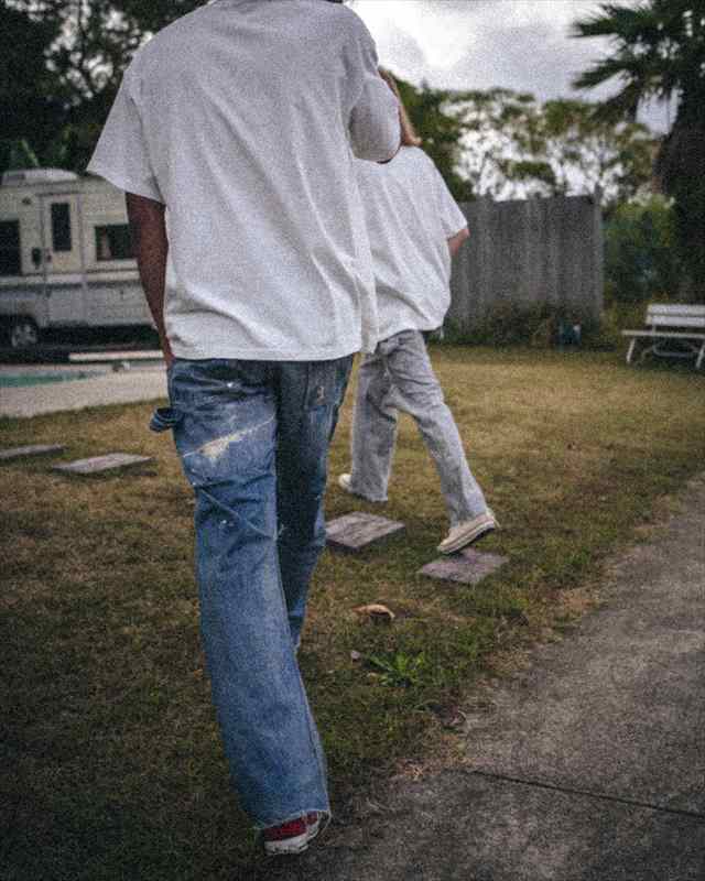 SAINT Mxxxxxx DENIM PANTS PAINTER Blue
