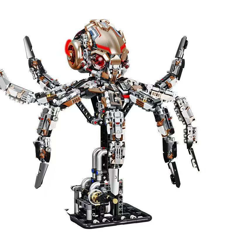 MJ MJ-13085 | 1768 Pcs MJ13085 Mechanical Octopus | Pieces Count: 1768