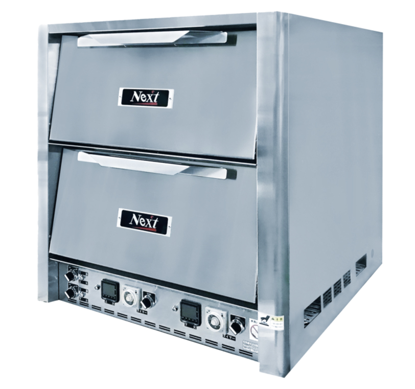 電気式200V 小型石窯ピッツアオーブン 400℃対応 【2枚焼き】 PZT