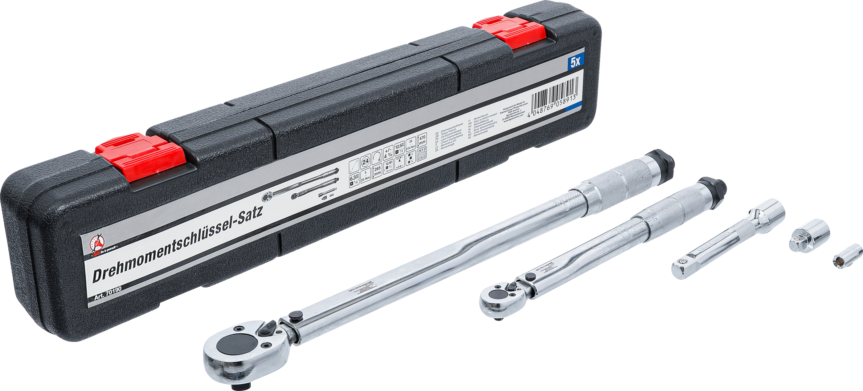 BGS technic | Torque Wrench Set | 6.3 mm (1/4