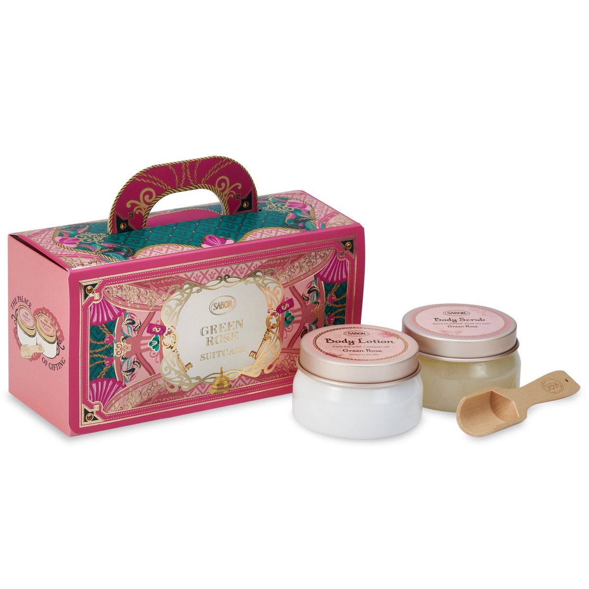 SABON（サボン）］スーツケースギフト グリーン・ローズ［2024年11月