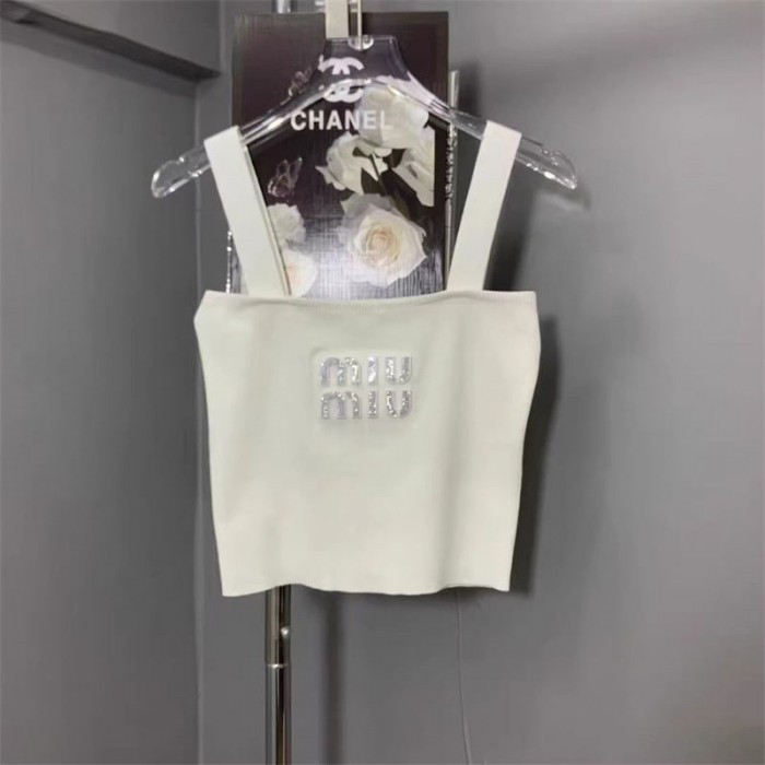 MiuMiuキャミソール ミュウミュウノースリーブ キャミソール ブラ