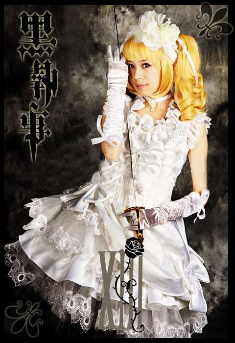 黒執事 エリザベス おもて表紙 コスプレ衣装 安い通販, 送料無料