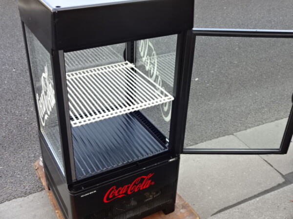 売約済み】 ※動作良好※◇サンデン 卓上4面ガラス冷蔵ショーケース／54L