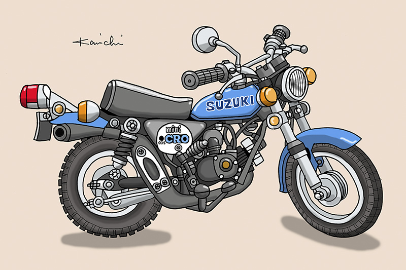 レトロバイク・グラフティ第50回SUZUKI miniCRO 50（スズキ ミニクロ50