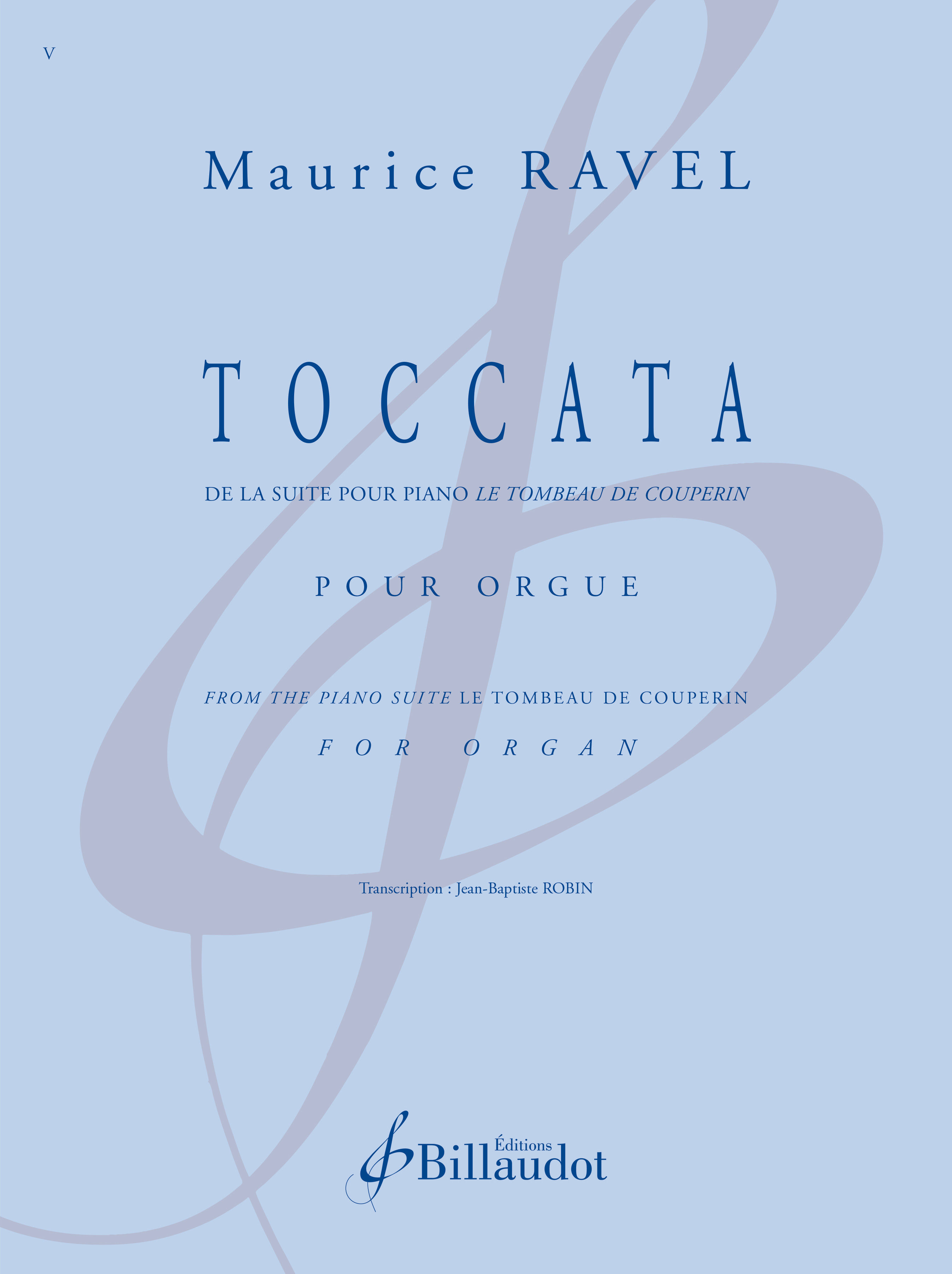 Toccata - Organ and harmonium - Other instruments - Catalogue
