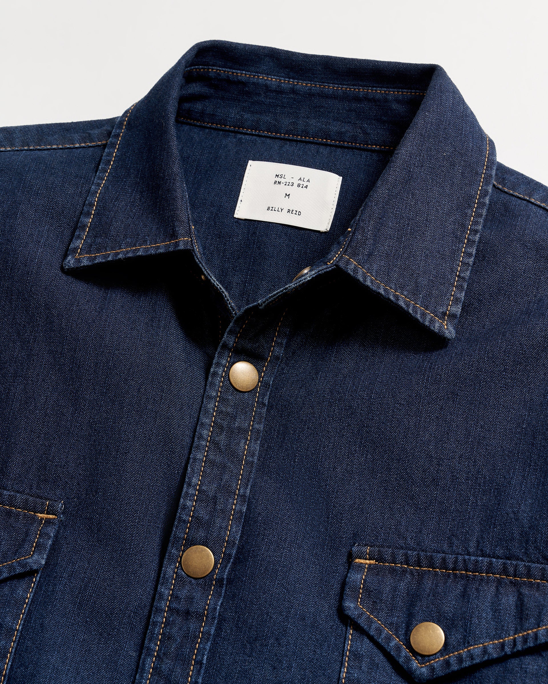 Shoals Denim Shirt - Soft Cotton, Slim Fit | Billy Reid