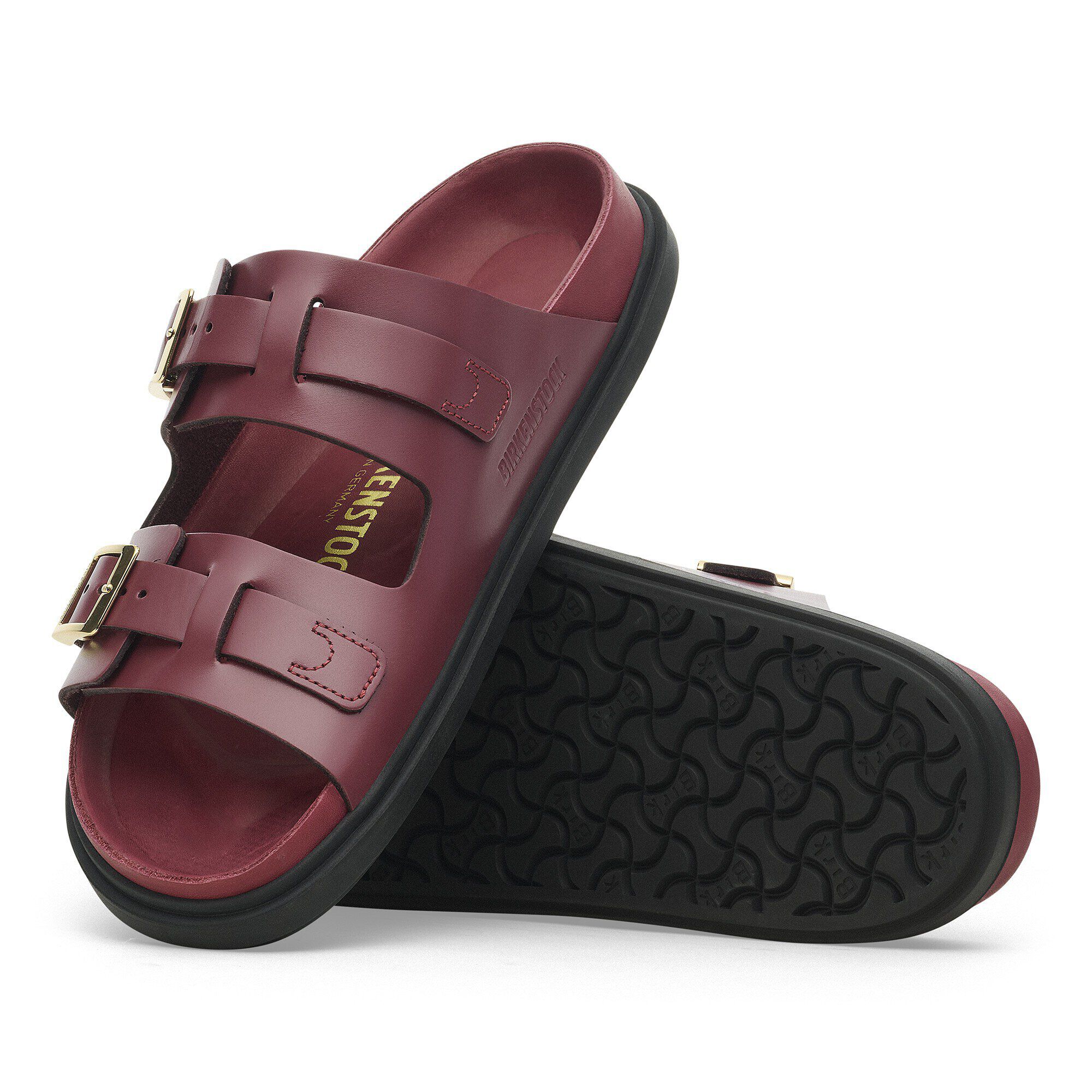 St Barths Natural Leather in Color Berry Crush | BIRKENSTOCK Spain