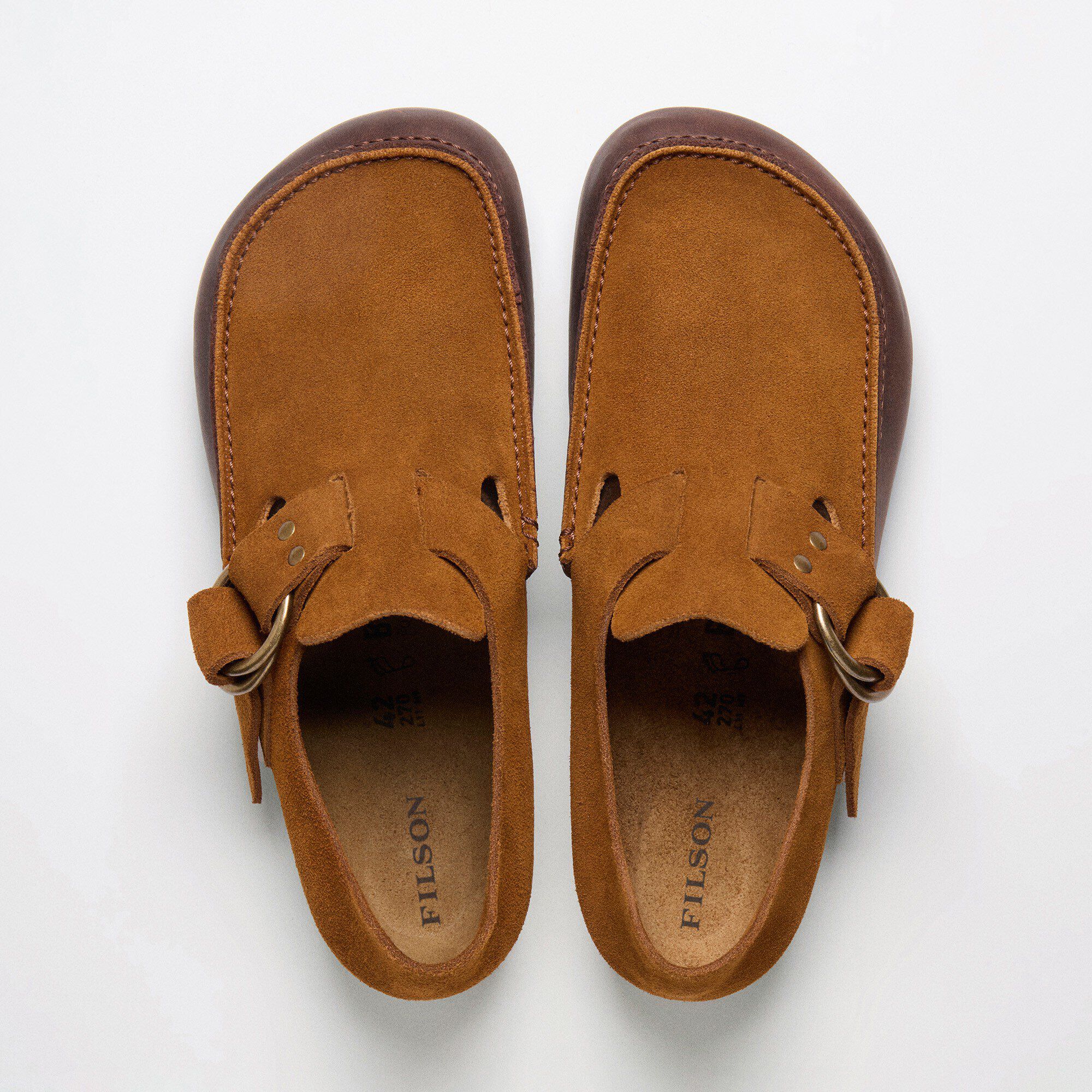 FILSON London Moccasin Leather in Color Mink / Roast | BIRKENSTOCK US