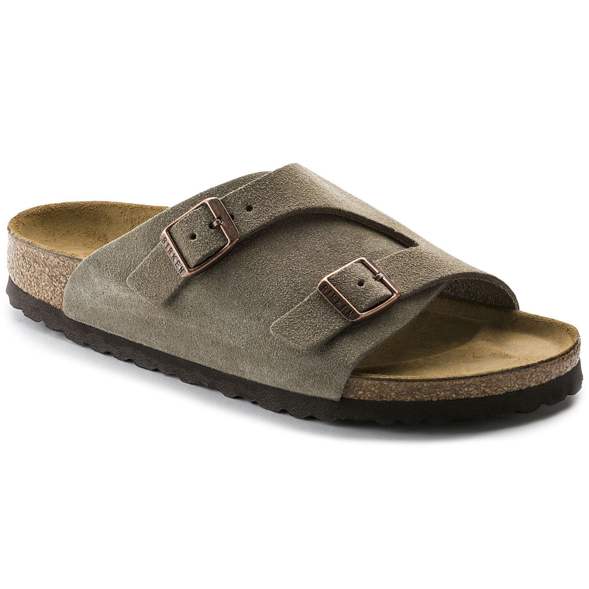 Zürich Suede Leather in Color Taupe | BIRKENSTOCK US