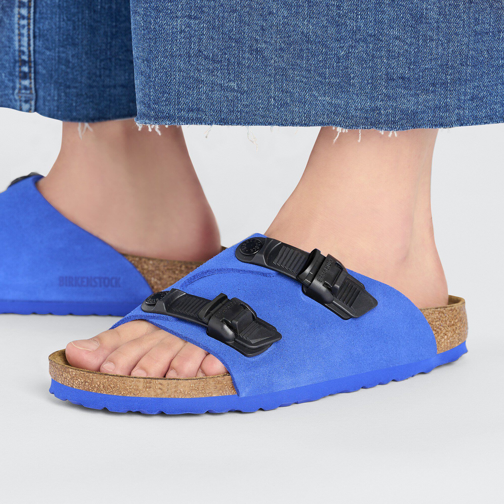 BIRKENSTOCK ネイビー モンタナ 42 Arizona Mixed Leather in Color