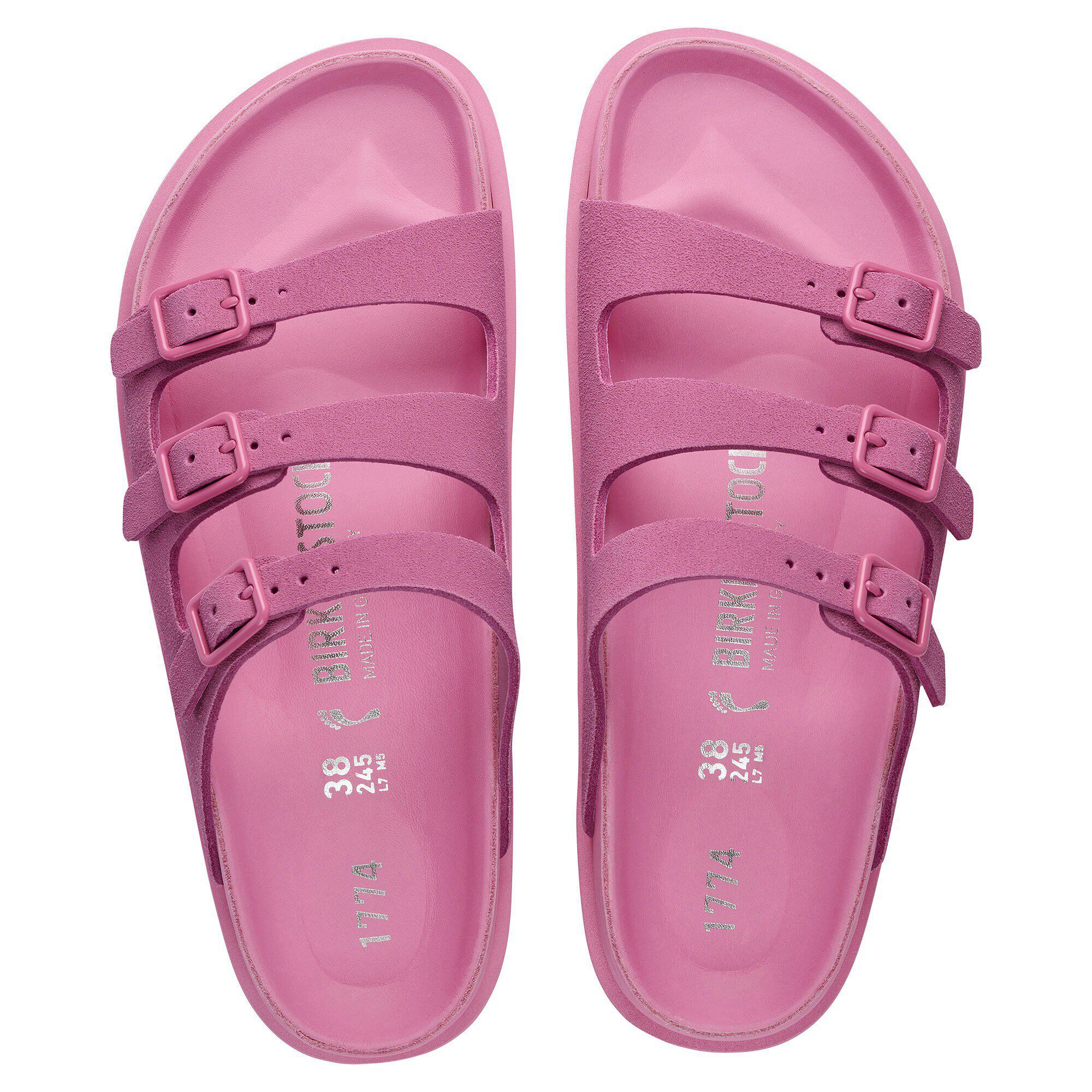 1774 III Florida Suede Leather in Color Azalea Pink | BIRKENSTOCK US