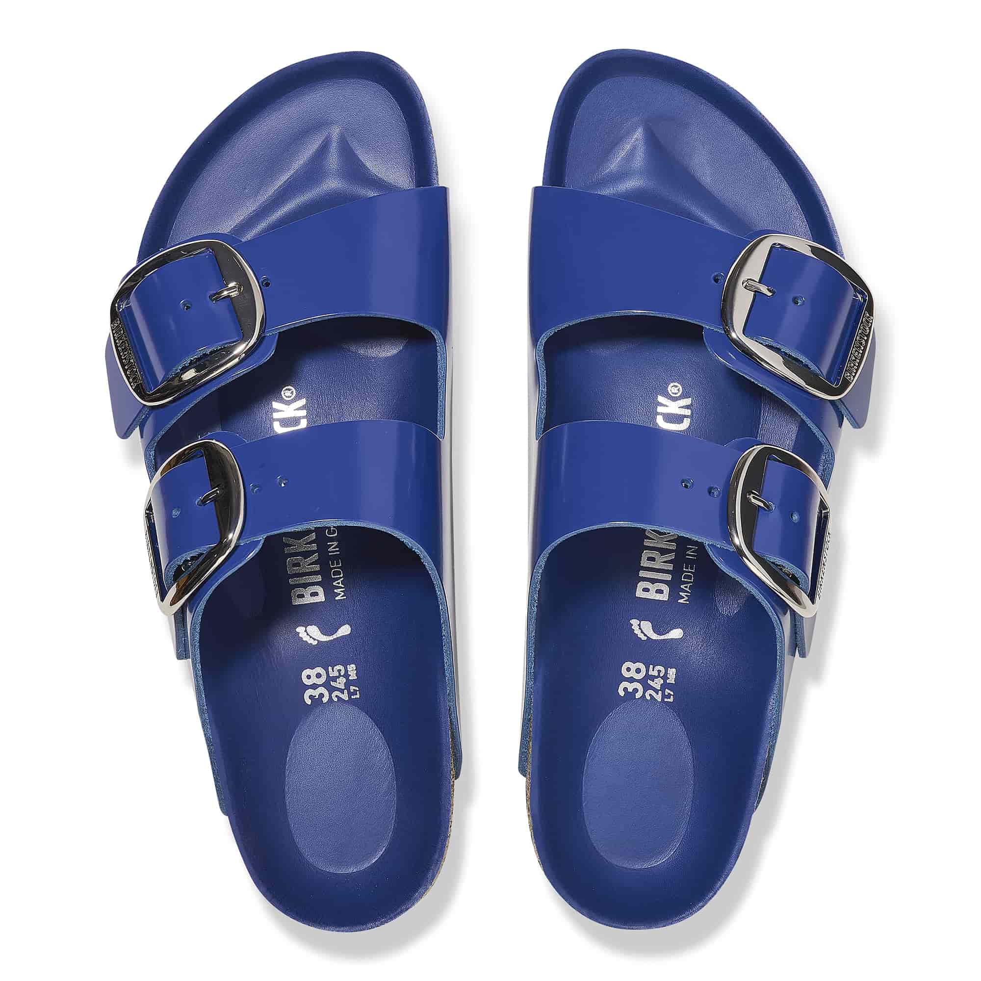 Buy Blue Arizona Big Buckle Natural Leather Patent Online in India