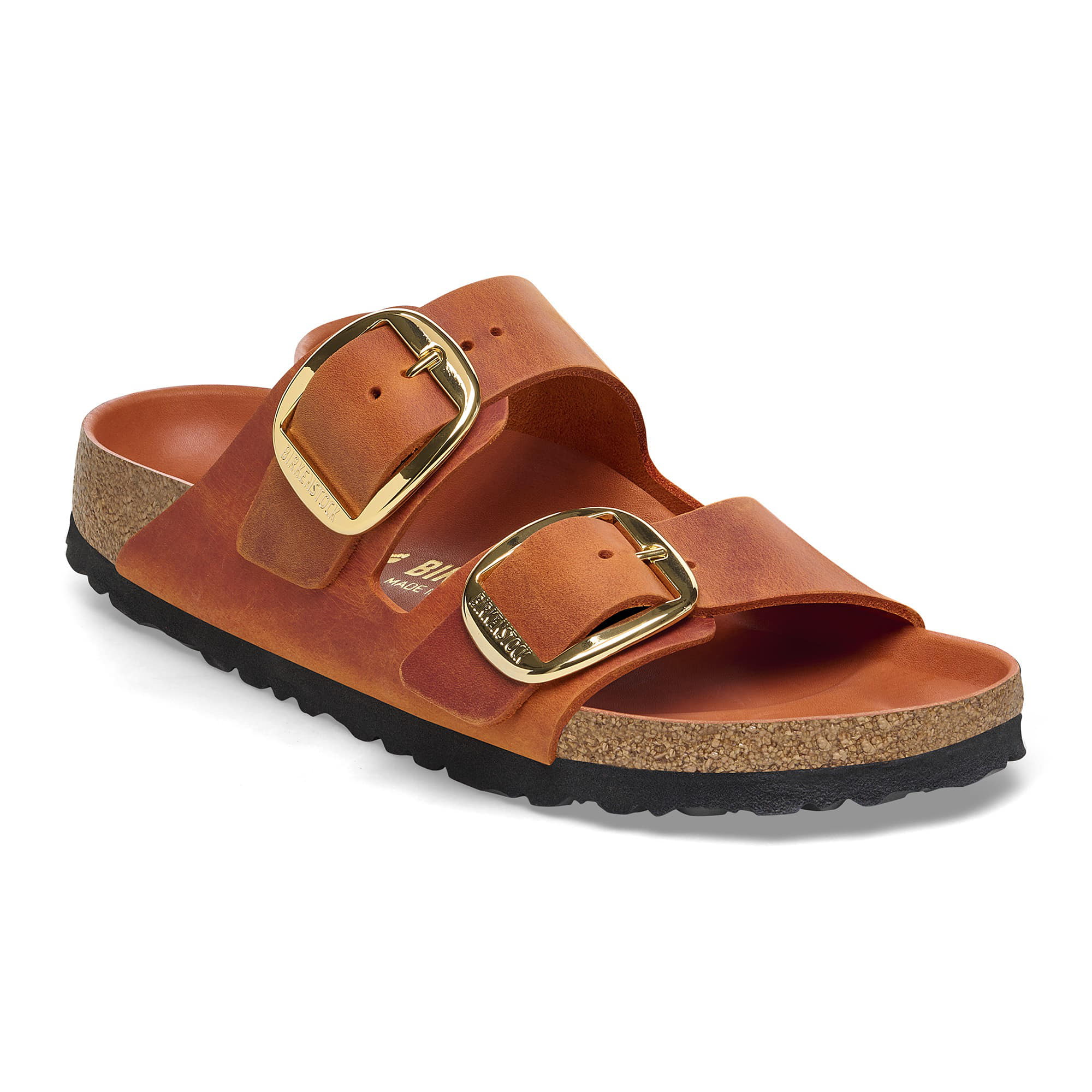 Buy Orange Arizona Big Buckle Oiled Leather Online in India