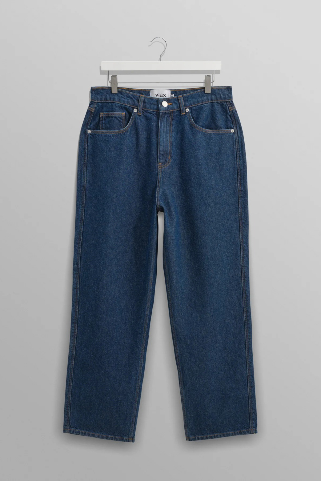 wax london Felix - Dark Wash Loose Fit Denim Jeans B.S.W. market place