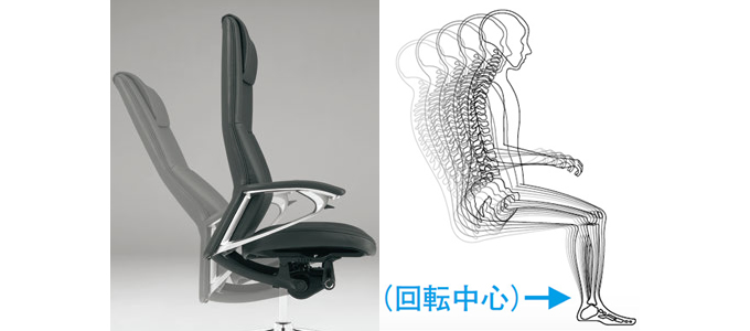 オカムラ レジェンダ（Legenda） エクストラハイバック CR37FR-P