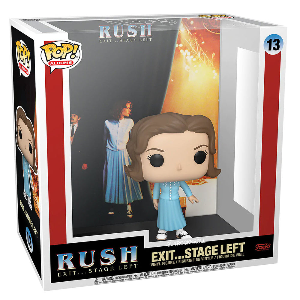 Rush 2022 Funko Pop Albums #13 Exist Stage Left Geddy Lee/Neil